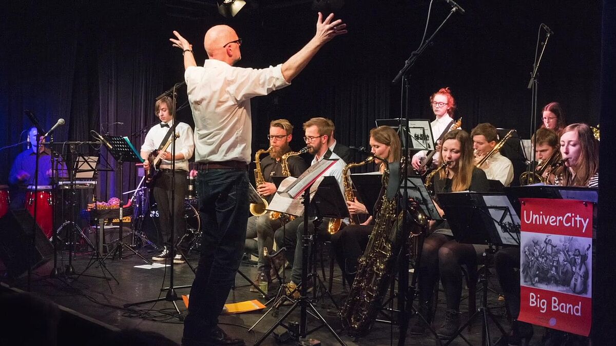 UniverCity Big Band - das Jazzensemble der Universität Rostock. 